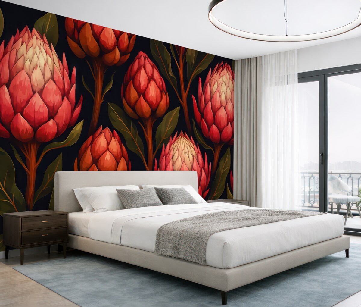 Fototapeta Różowe protea