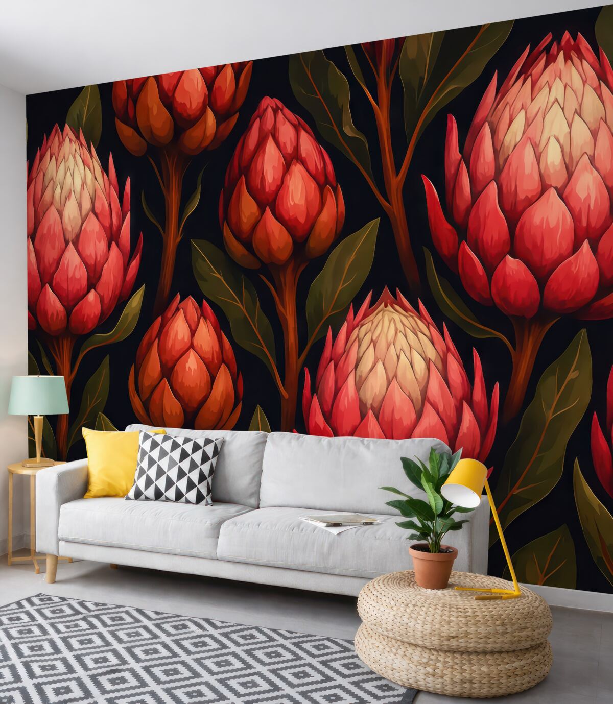 Fototapeta Różowe protea