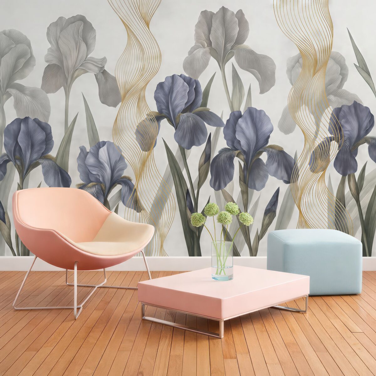 Fototapeta Tęczówki oraz linie.