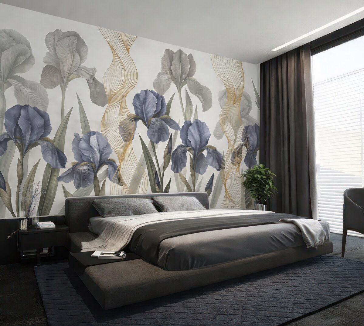 Fototapeta Tęczówki oraz linie.