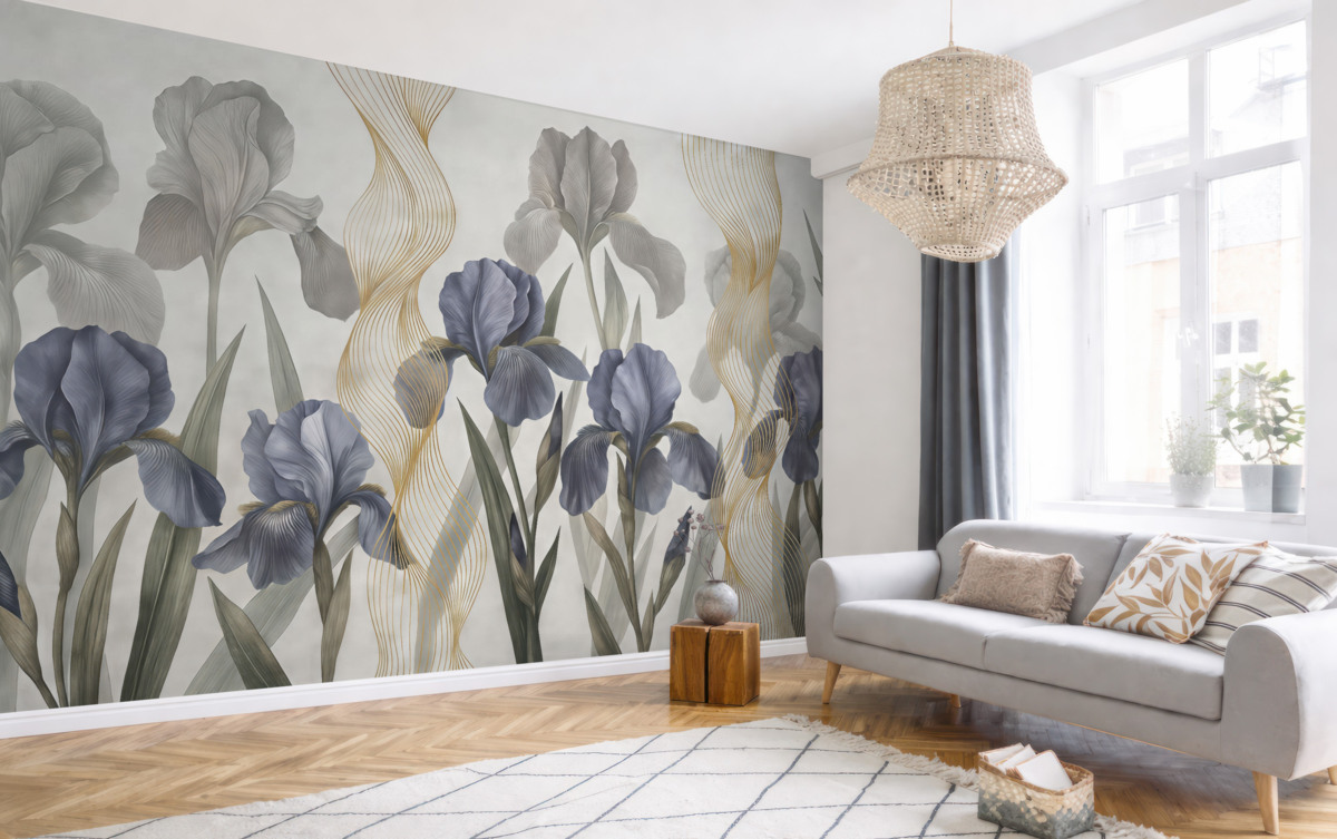 Fototapeta Tęczówki oraz linie.