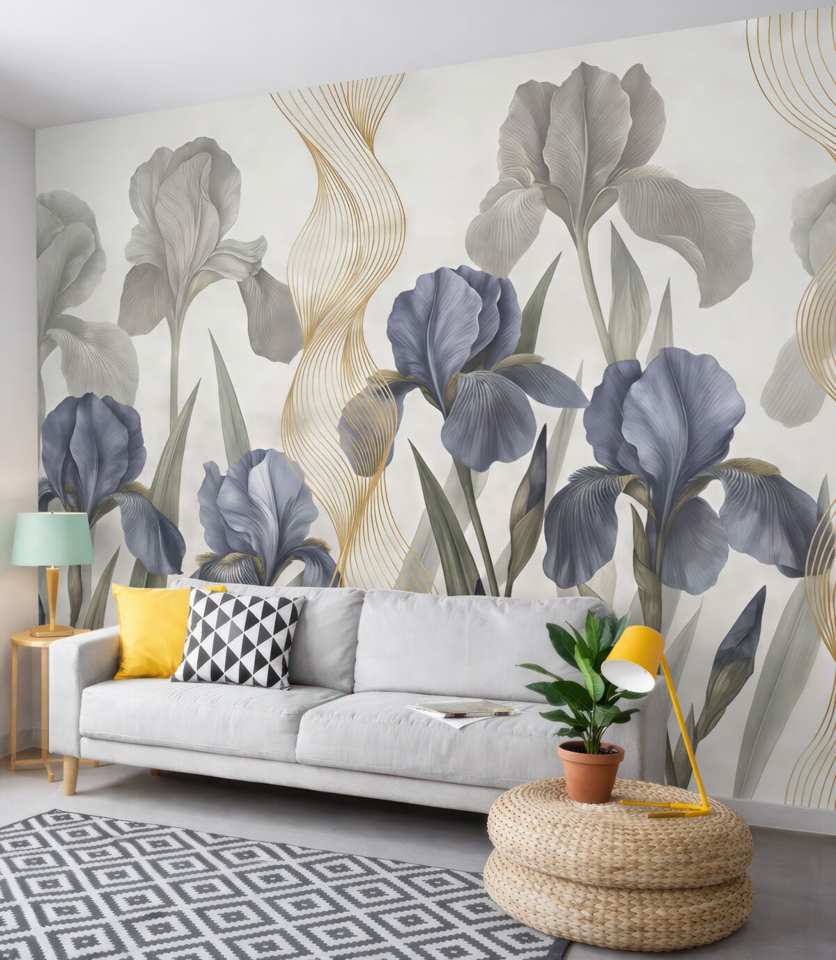 Fototapeta Tęczówki oraz linie.