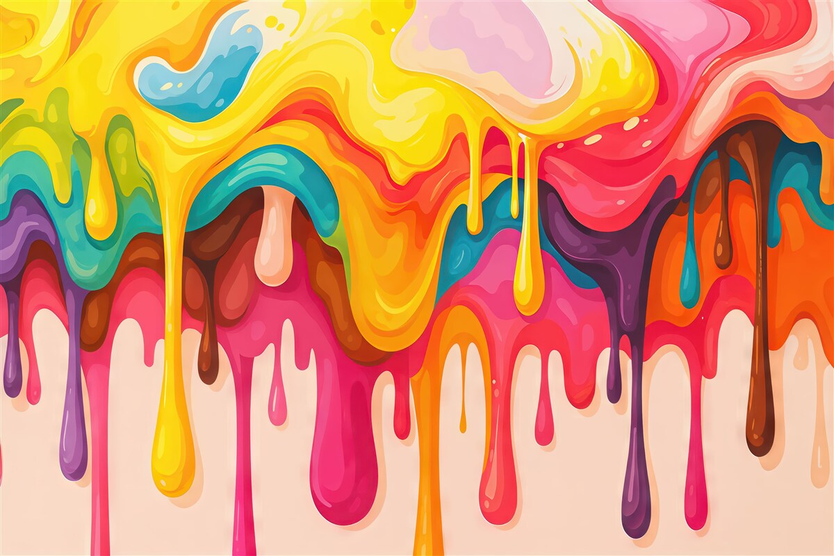 Fototapeta Wielobarwna glazura.