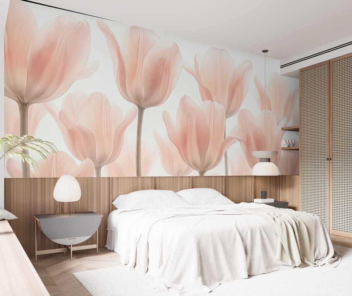 Fototapeta Tulipany w kolorze różowym.