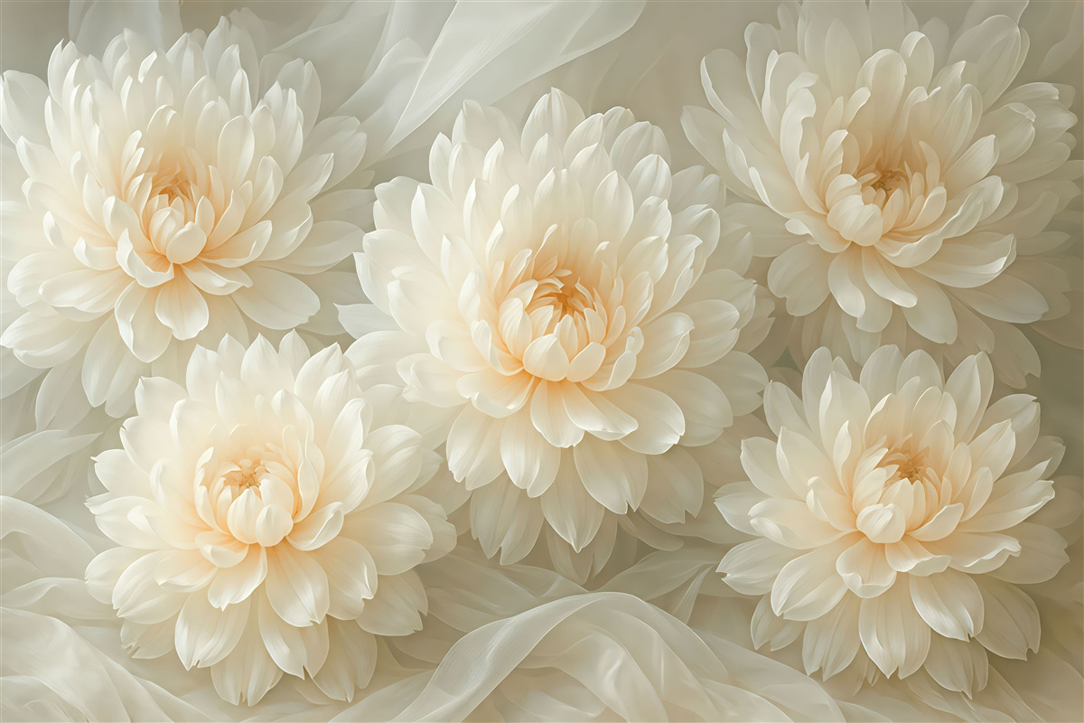 Fototapeta Białe peonie.