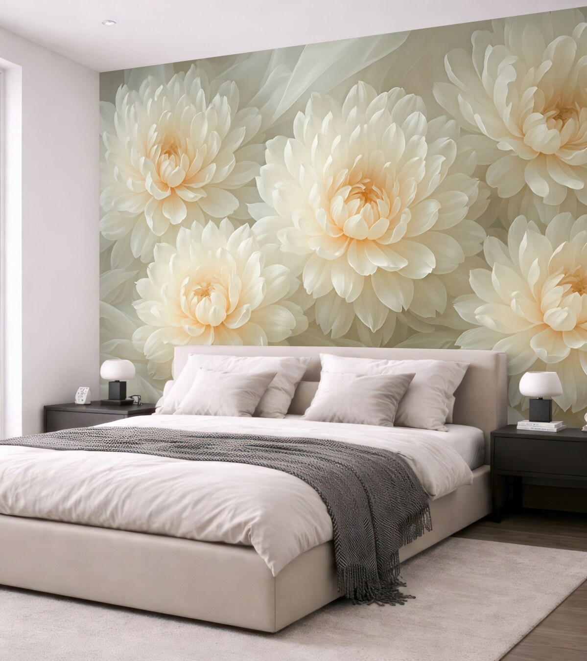 Fototapeta Białe peonie.