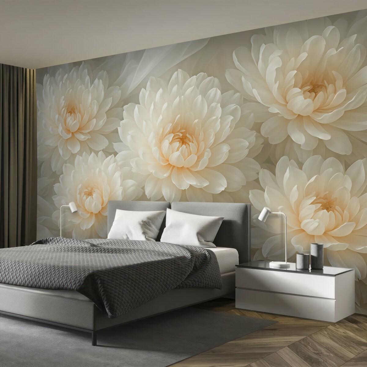 Fototapeta Białe peonie.