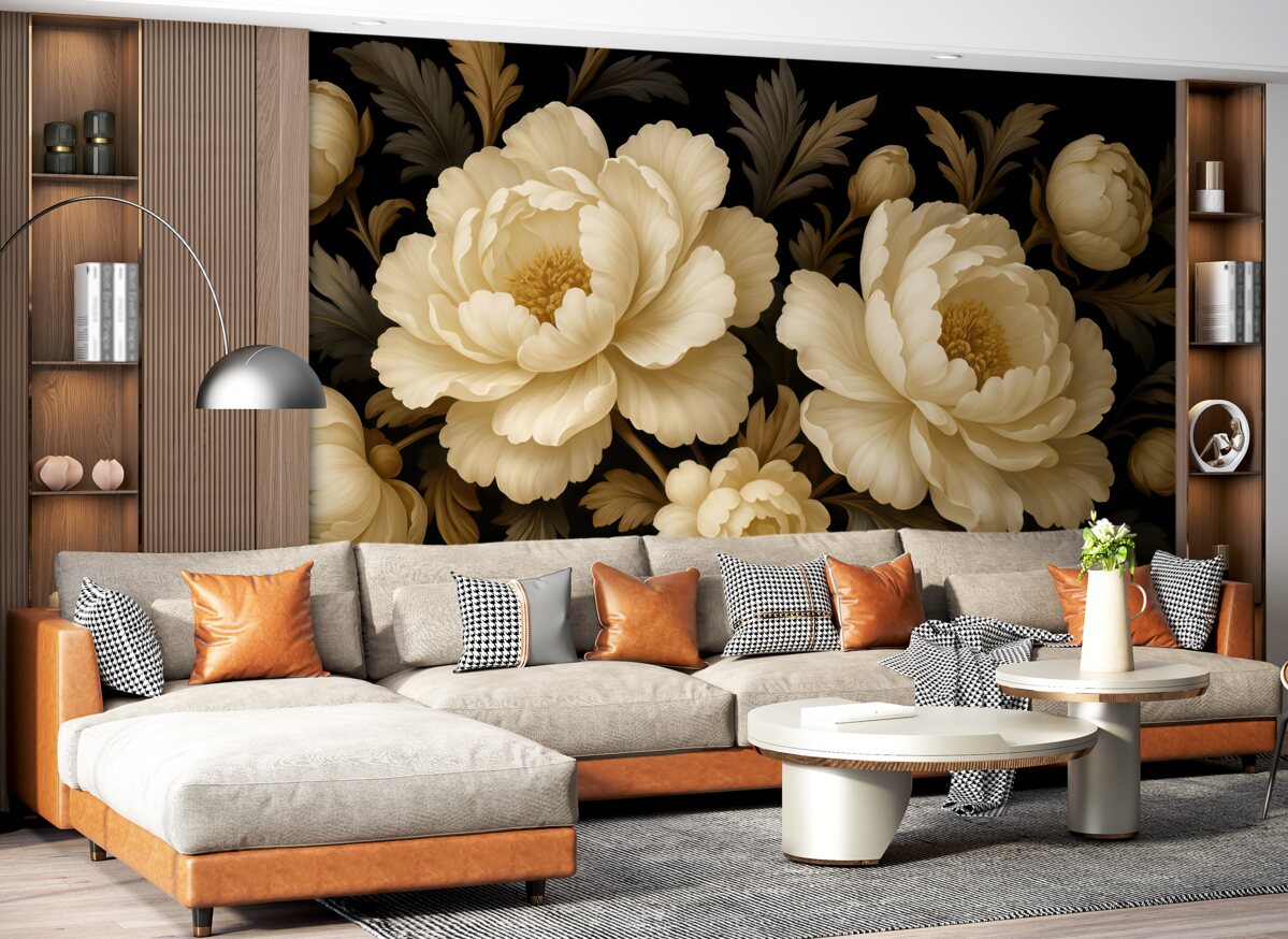 Fototapeta Kwiaty w stylu vintage.