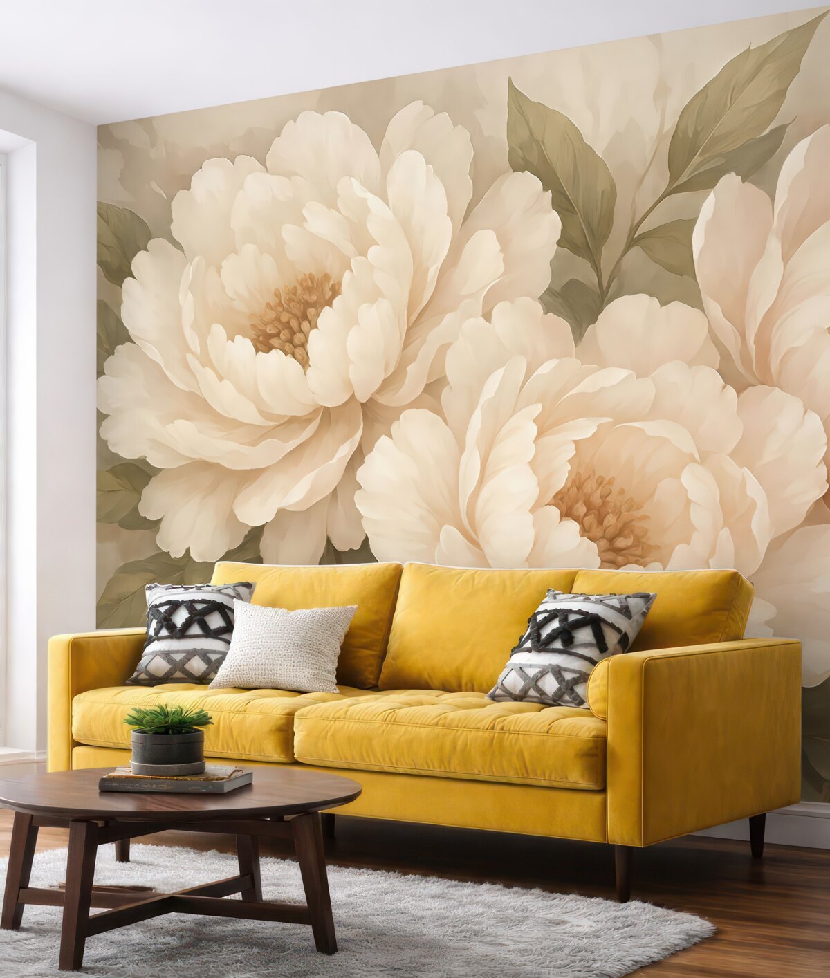 Fototapeta Kwiaty w stylu vintage.