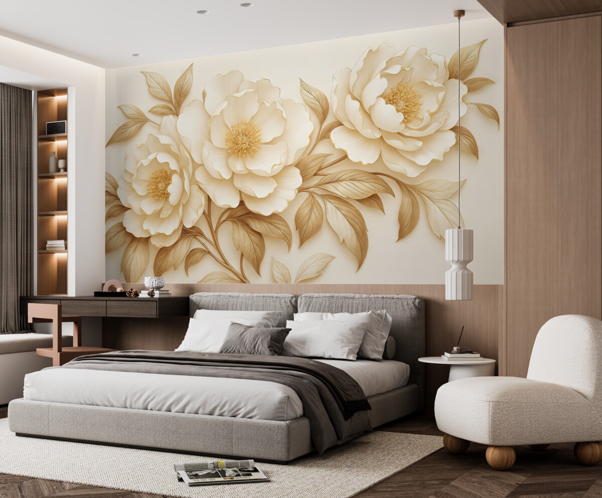 Fototapeta Rośliny z brązowymi liśćmi.