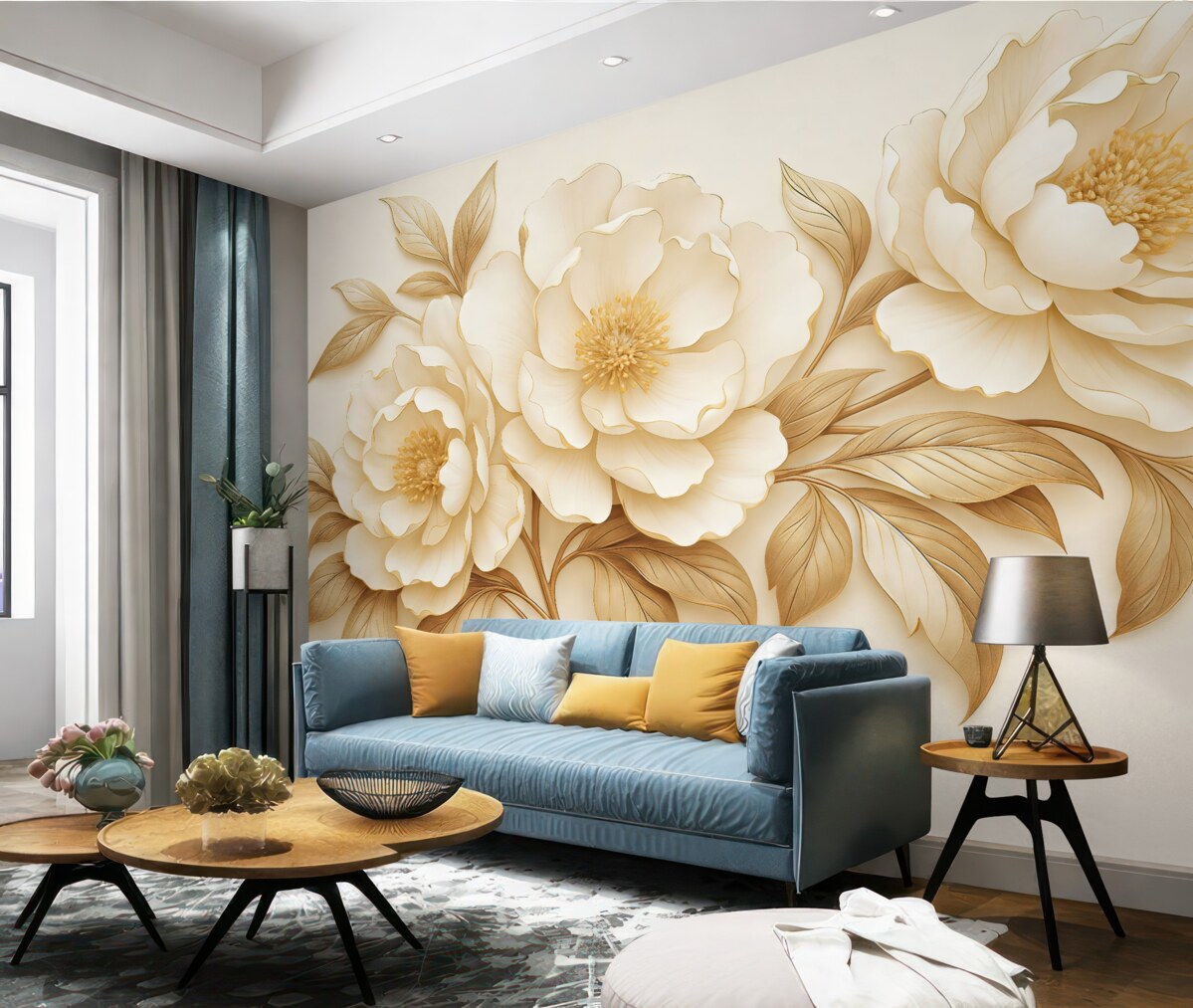 Fototapeta Rośliny z brązowymi liśćmi.