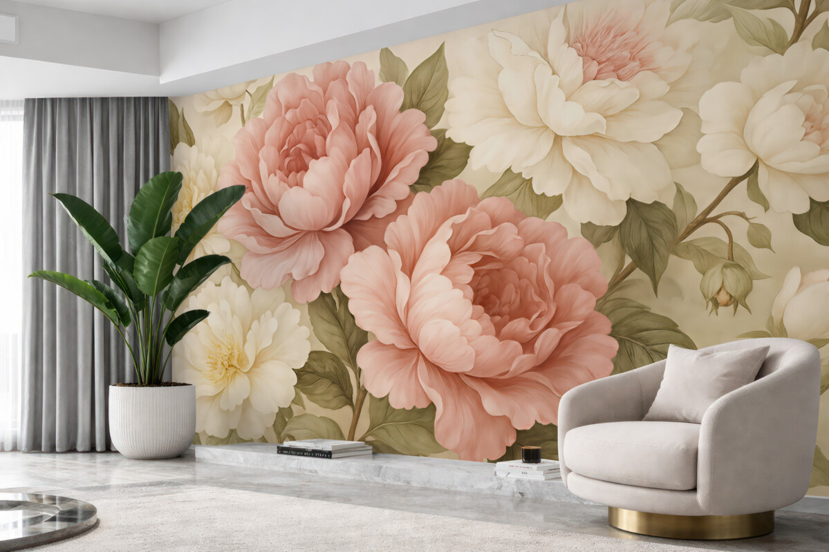 Fototapeta Różowe hortensje.