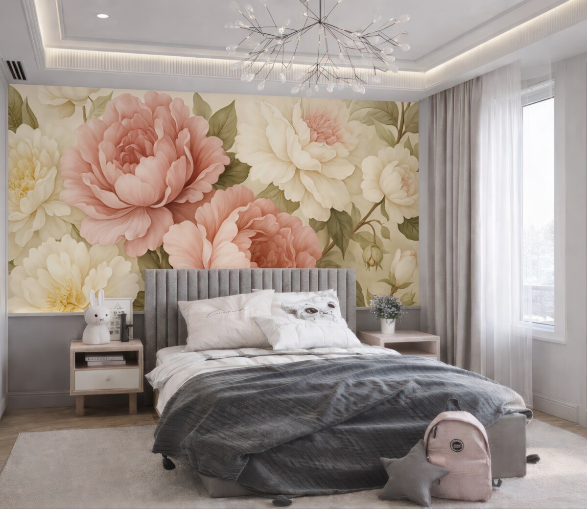 Fototapeta Różowe hortensje.