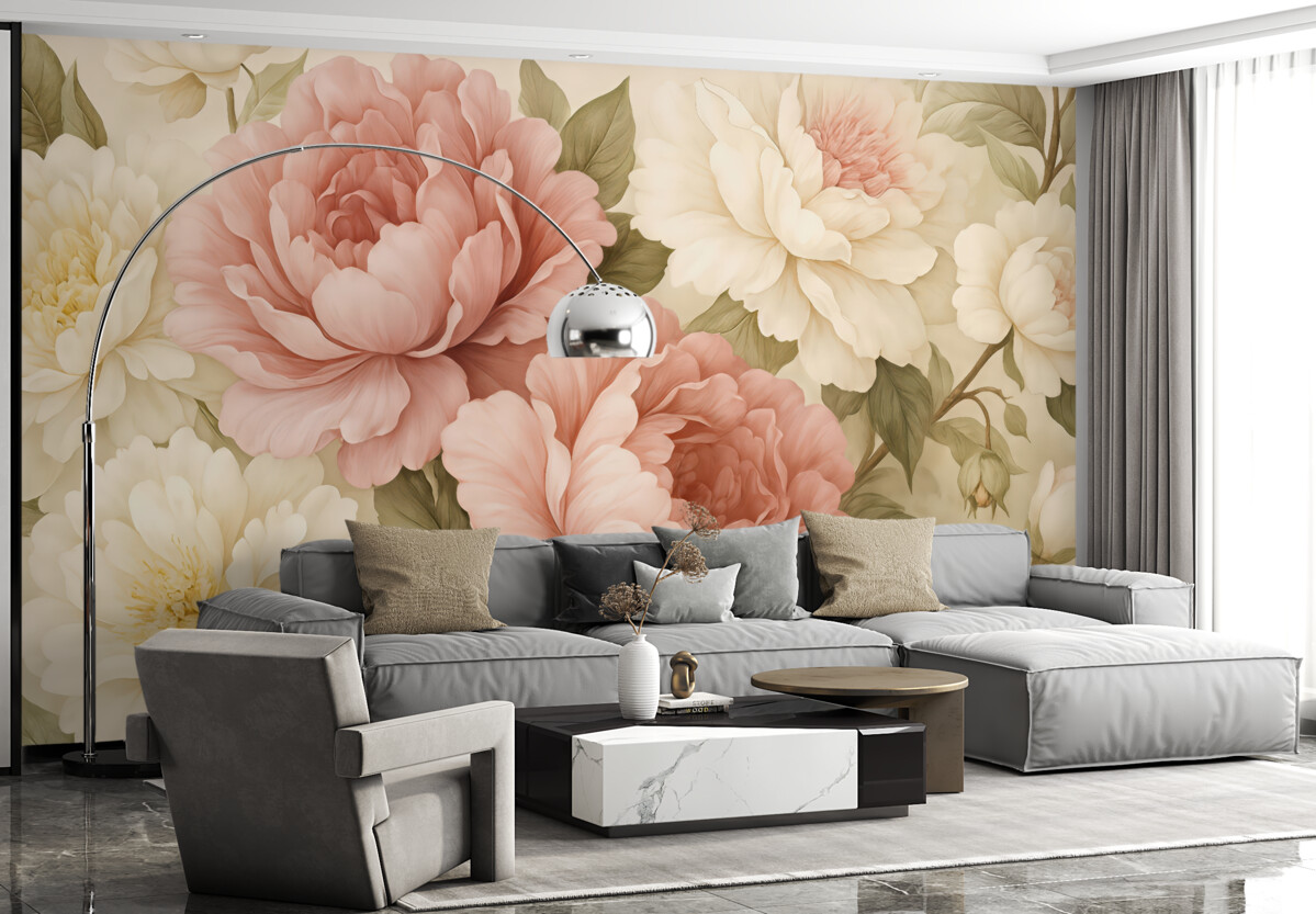 Fototapeta Różowe hortensje.