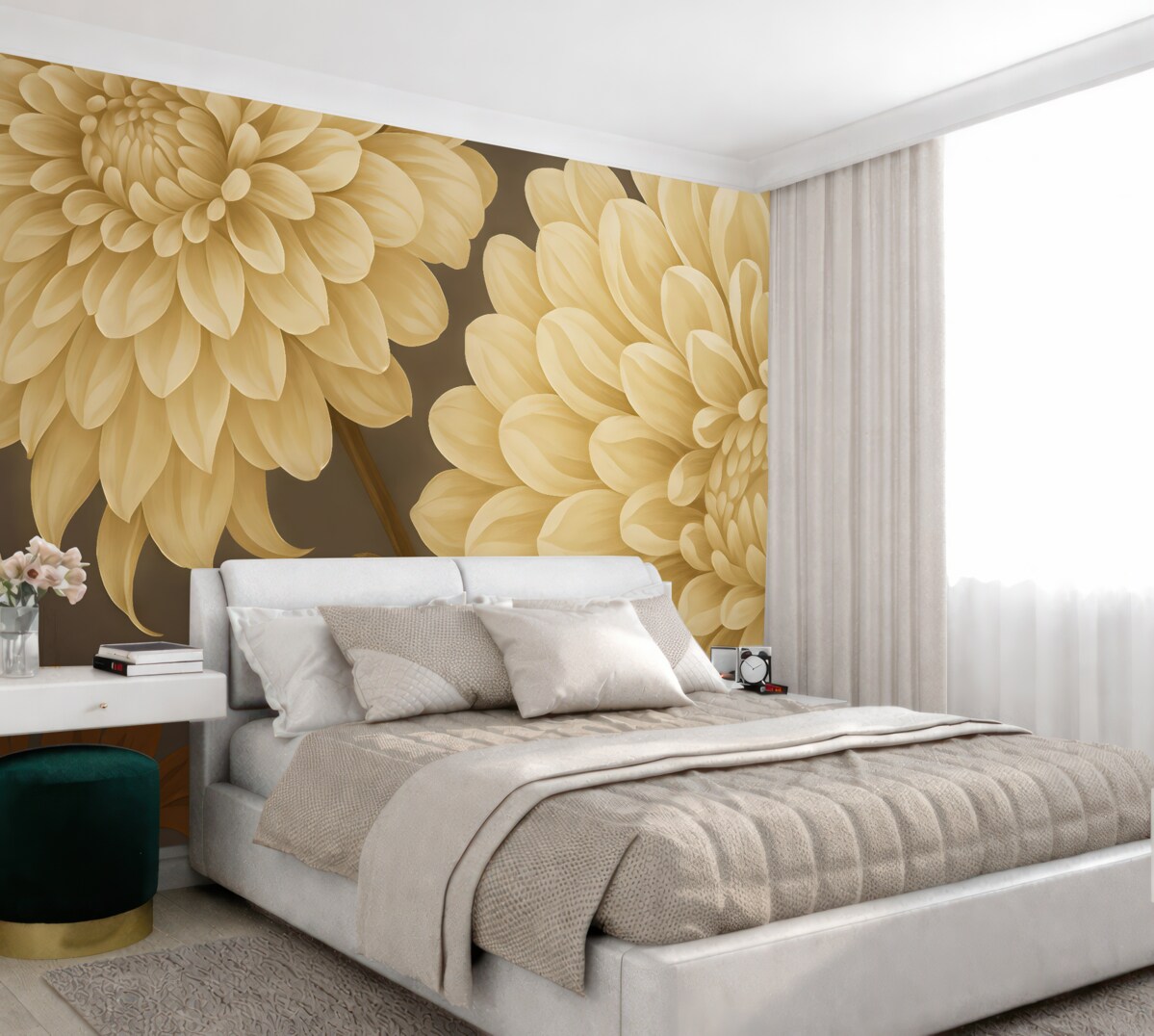 Fototapeta Ogromne dalie.