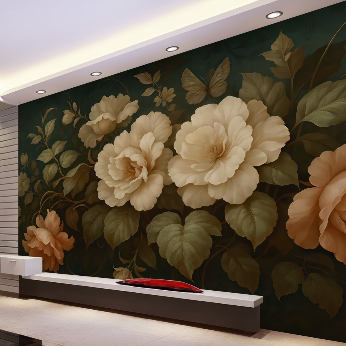 Fototapeta Kwiaty w stylu vintage.