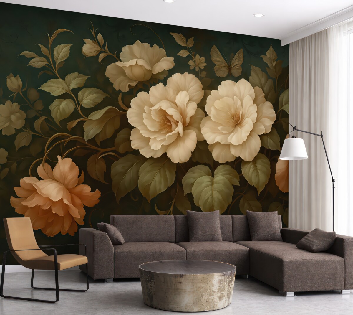 Fototapeta Kwiaty w stylu vintage.