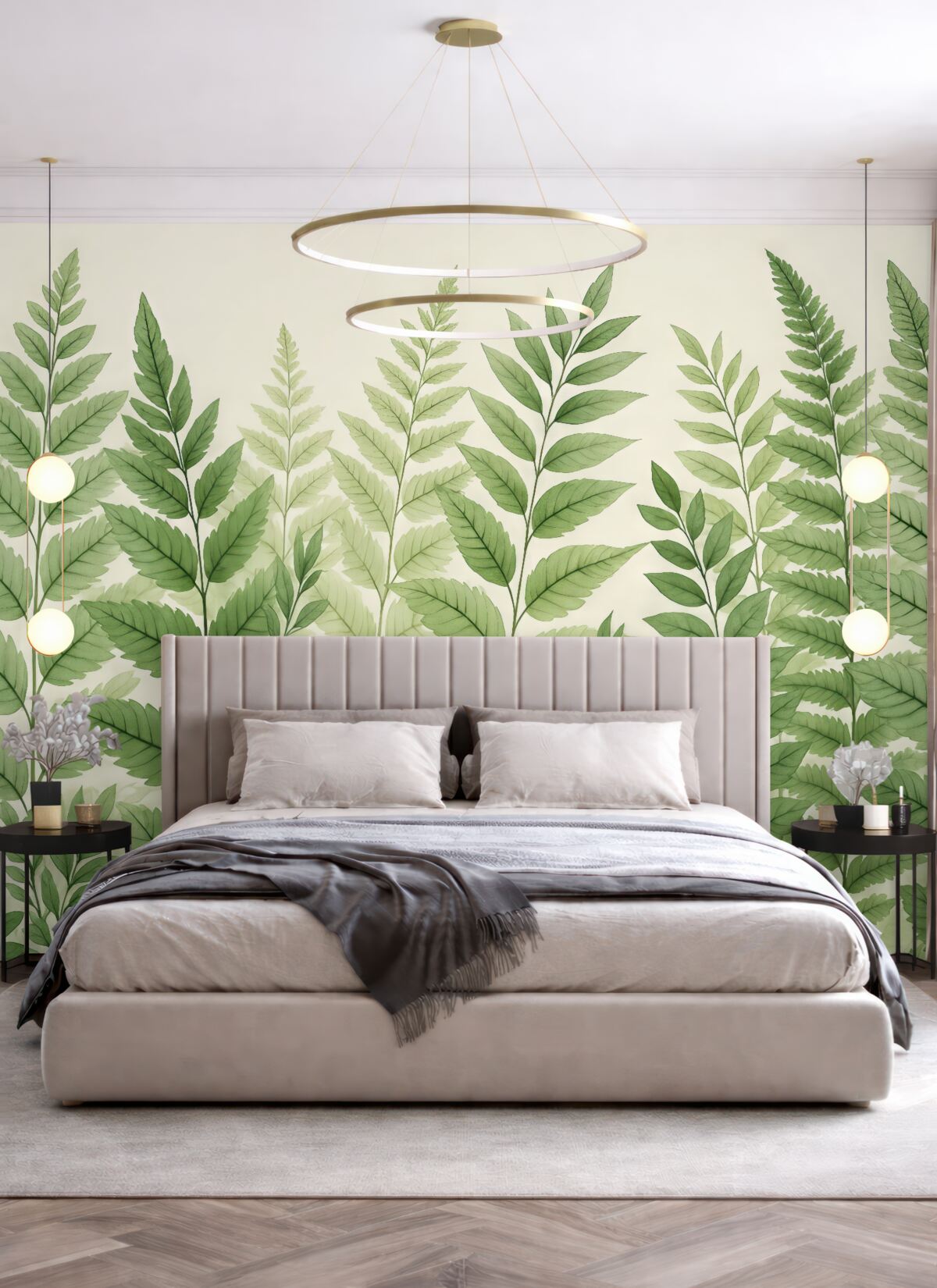 Fototapeta Liście szmaragdowej barwy.