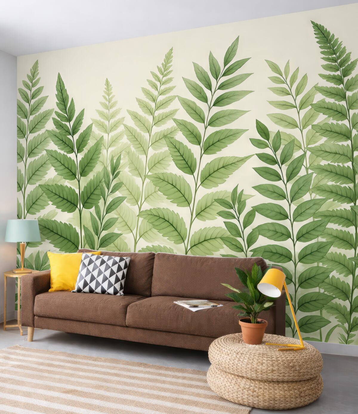 Fototapeta Liście szmaragdowej barwy.