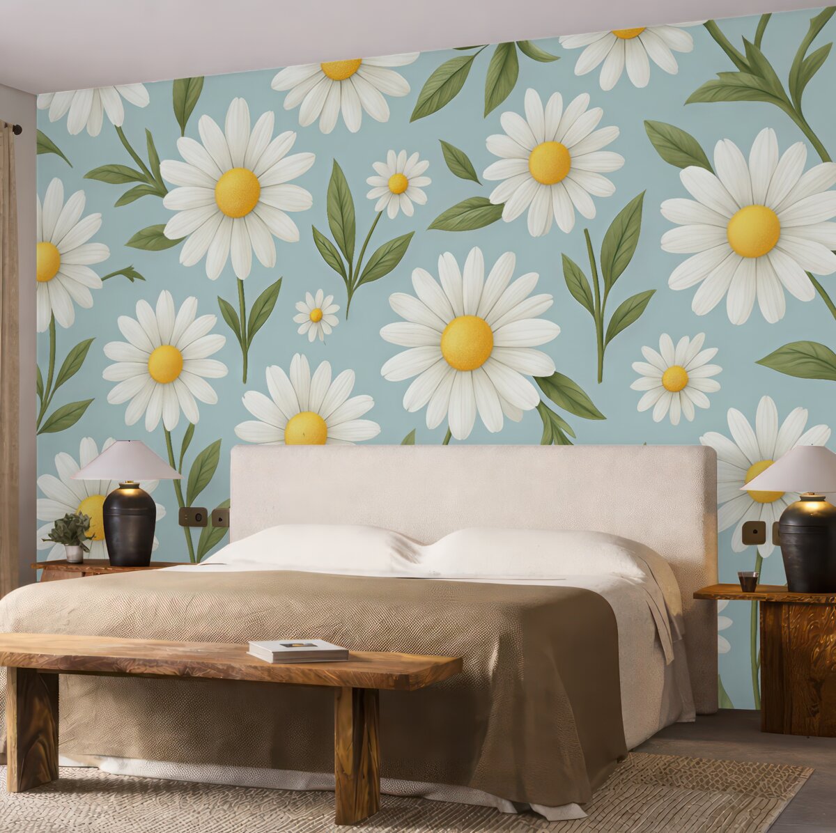 Fototapeta Jeśli potrzebujesz więcej zdań dotyczących stokrotek, daj mi znać!