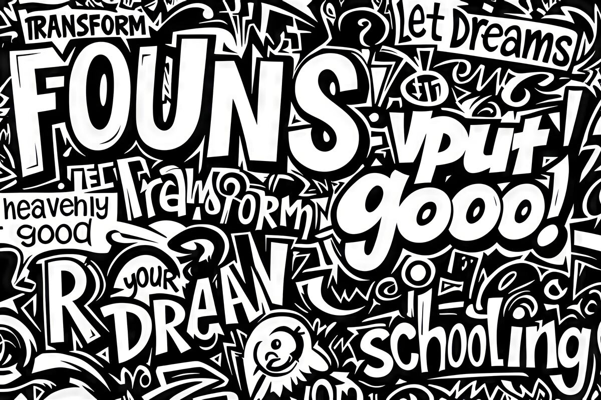 Fototapeta Graffiti w odcieniach czerni i bieli.