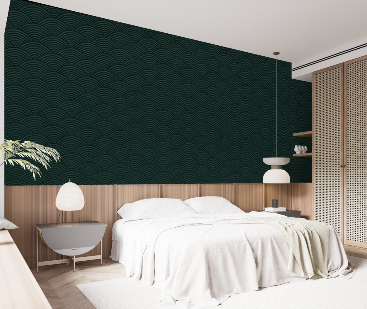 Fototapeta Retro na zielonym tle.