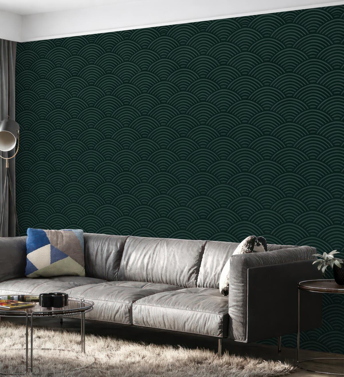 Fototapeta Retro na zielonym tle.