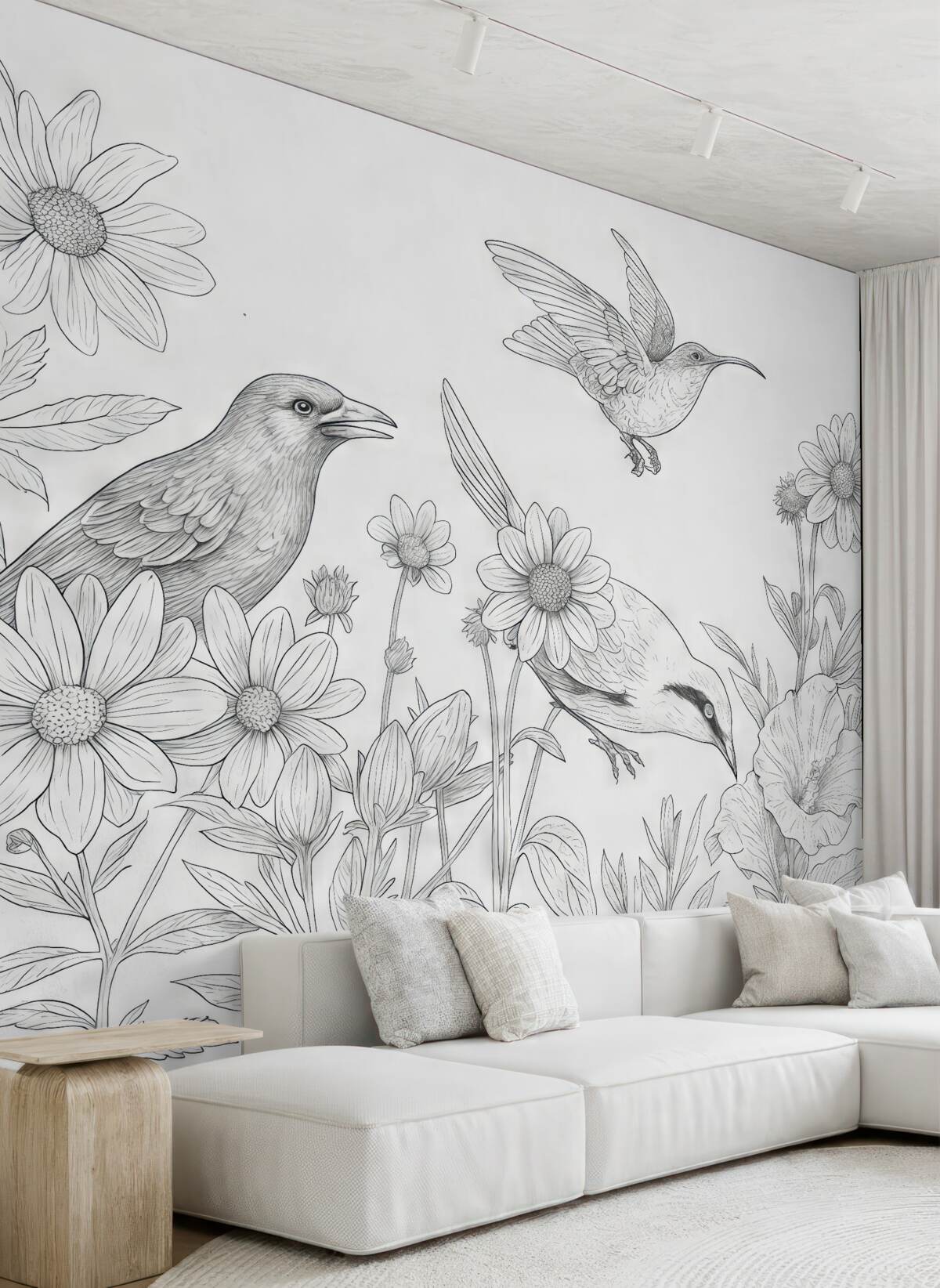 Fototapeta Malowane ptaki.