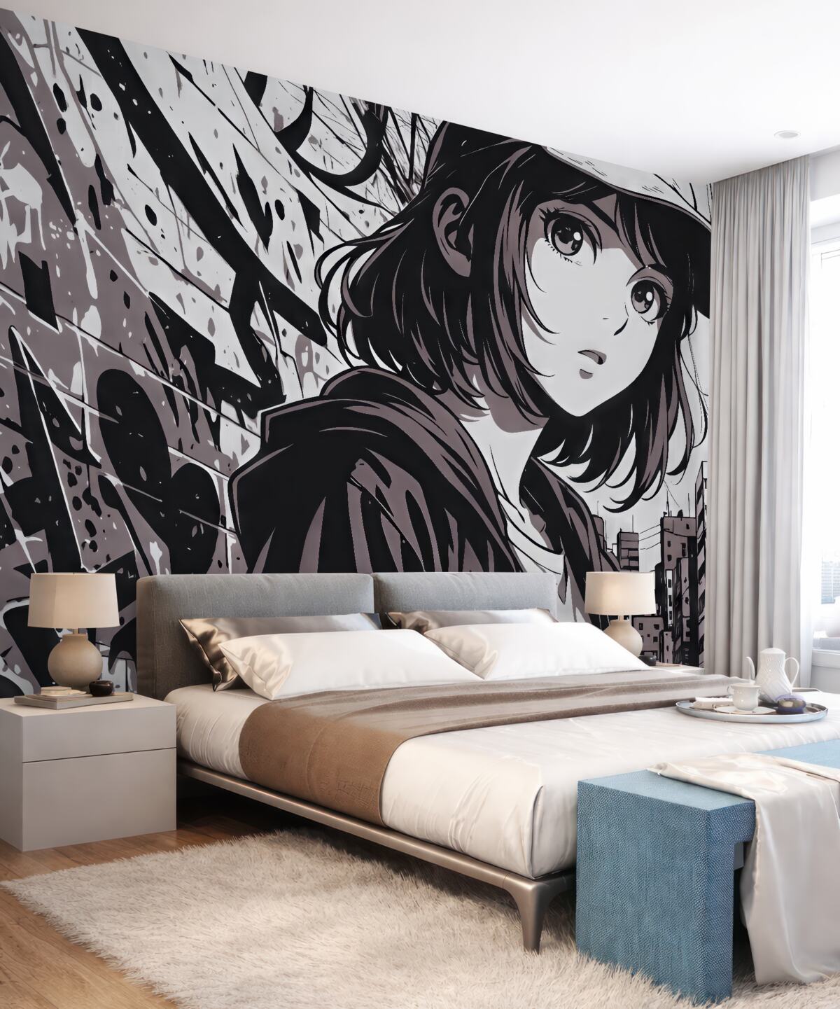 Fototapeta Kobieta z anime