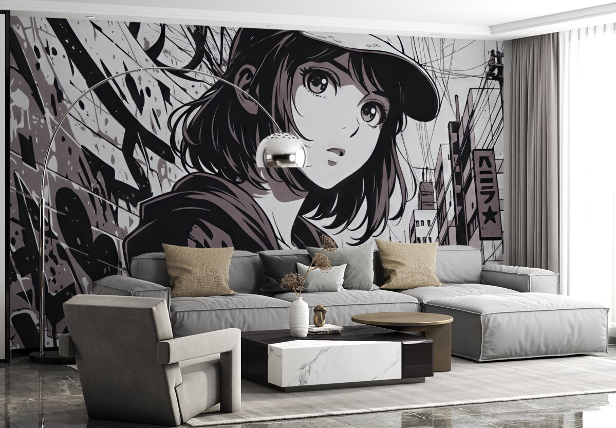 Fototapeta Kobieta z anime