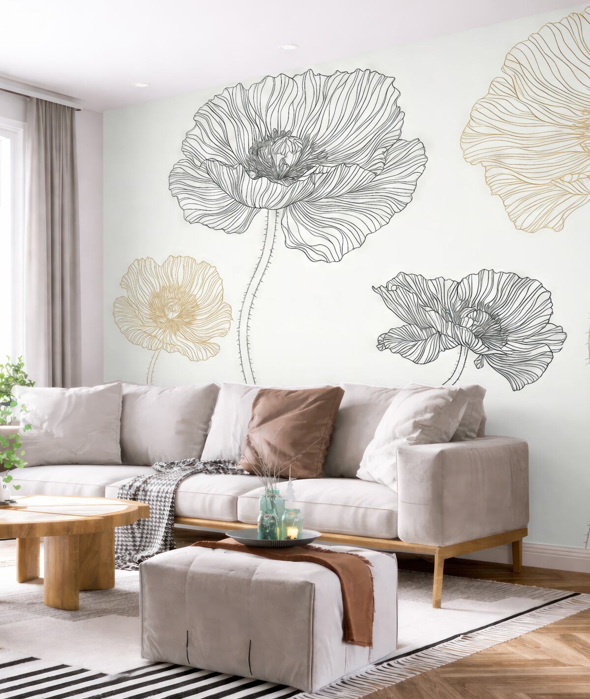 Fototapeta Maki z rysunkami.