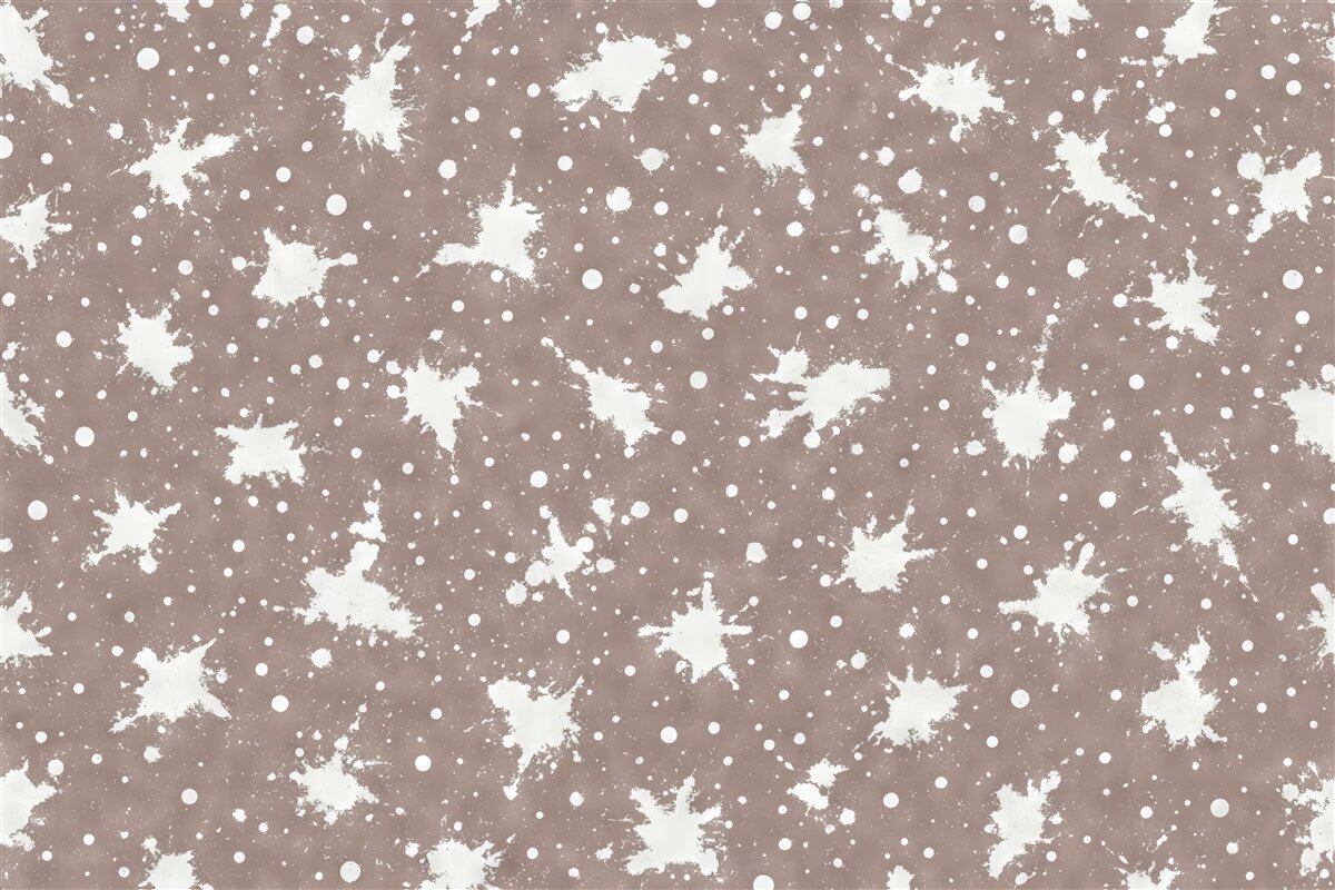 Fototapeta Plamy białej farby, abstrakcyjna ilustracja, minimalizm, jasnobeżowe tło.