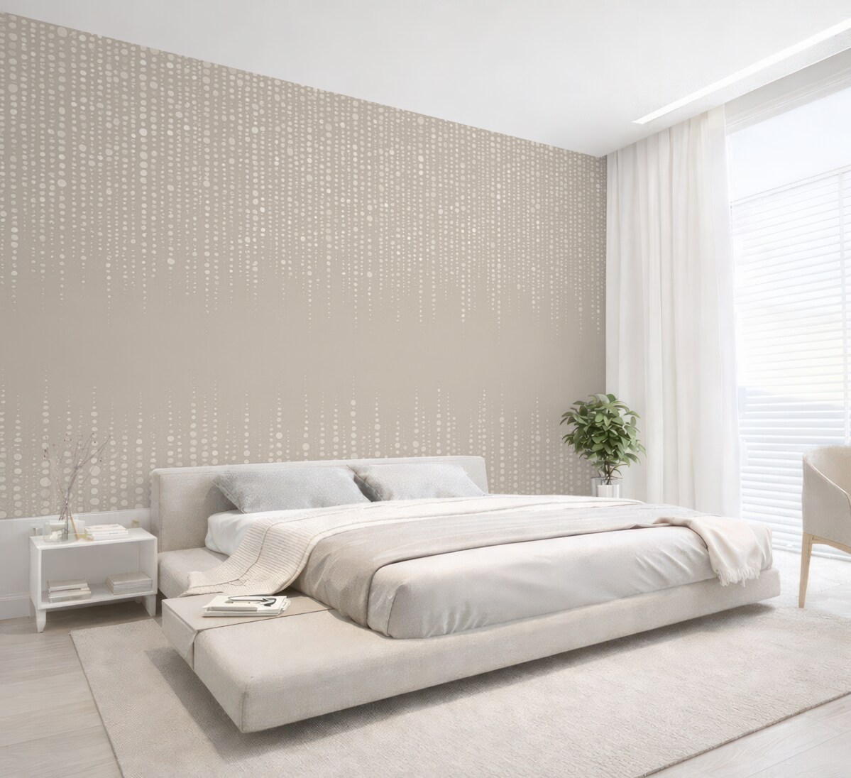 Fototapeta Eleganckie minimalistyczne koraliki.