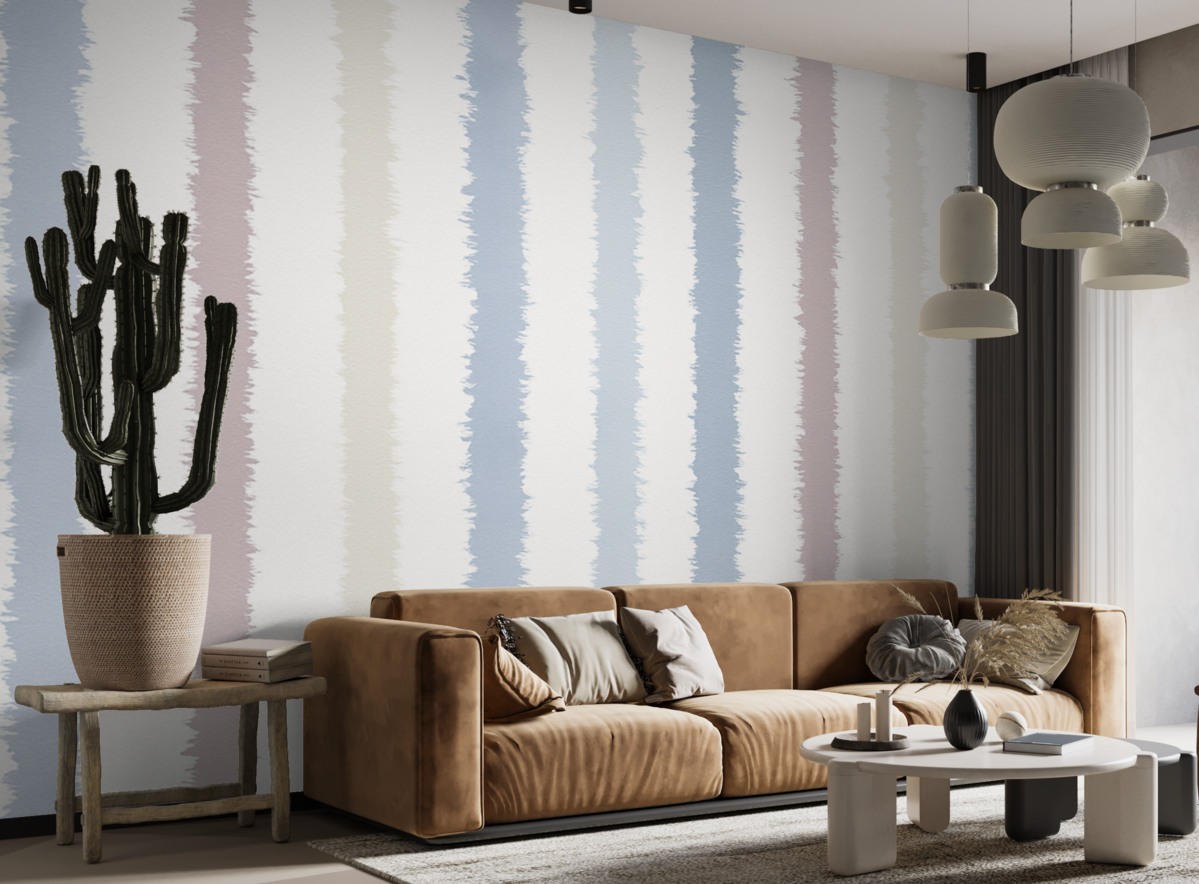 Fototapeta Kolorowe pasy, różowy, błękitny.