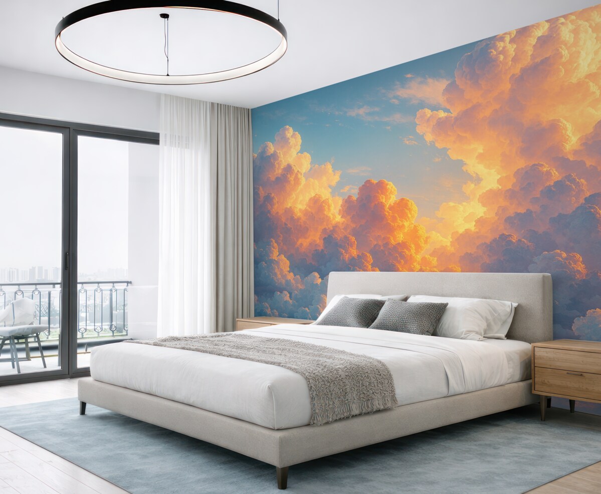 Fototapeta Wielobarwne chmury.