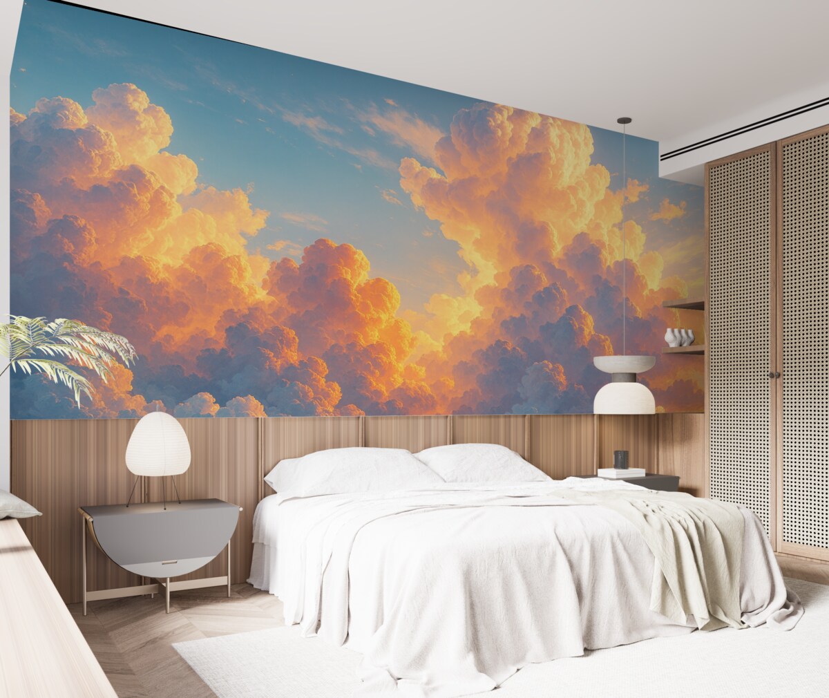 Fototapeta Wielobarwne chmury.