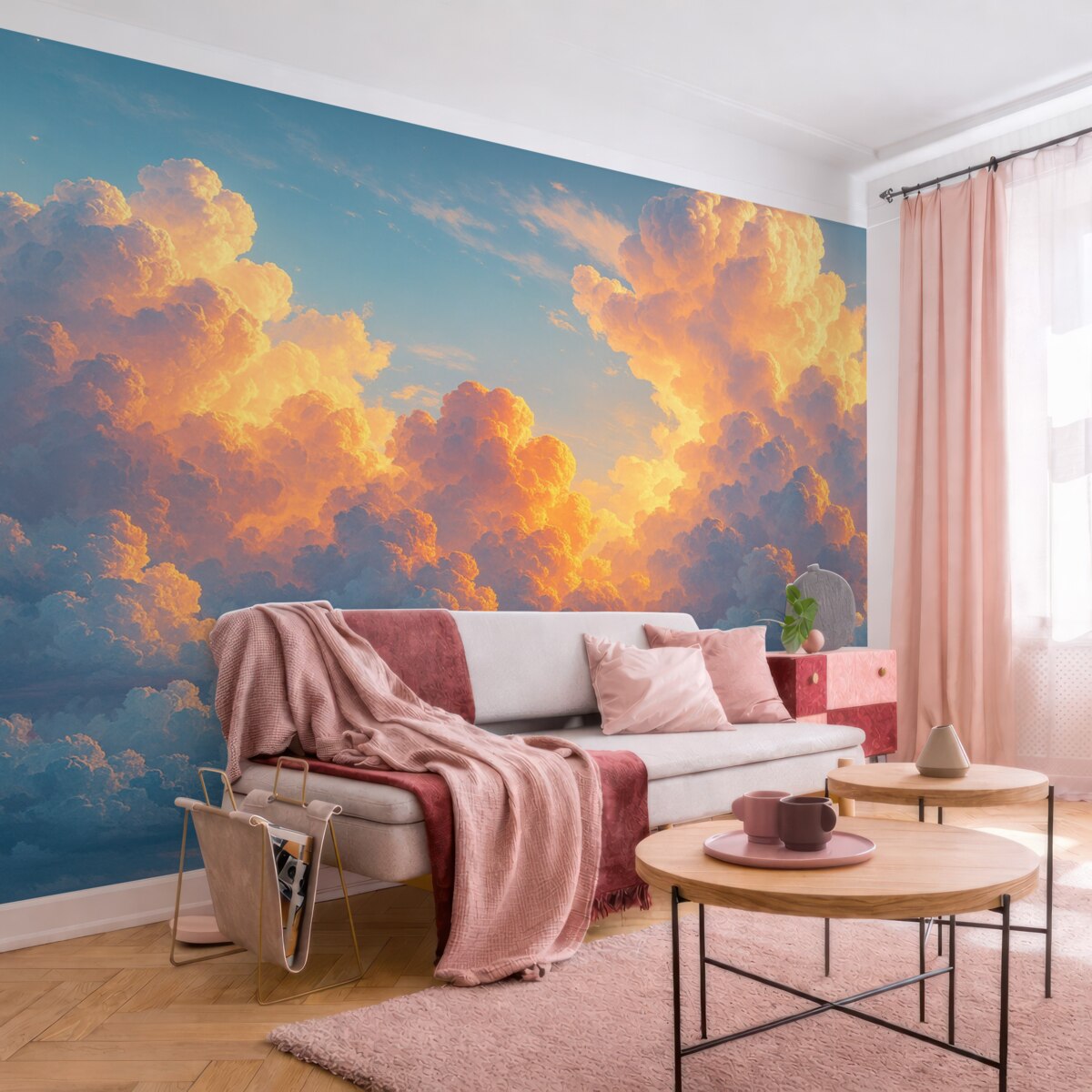 Fototapeta Wielobarwne chmury.