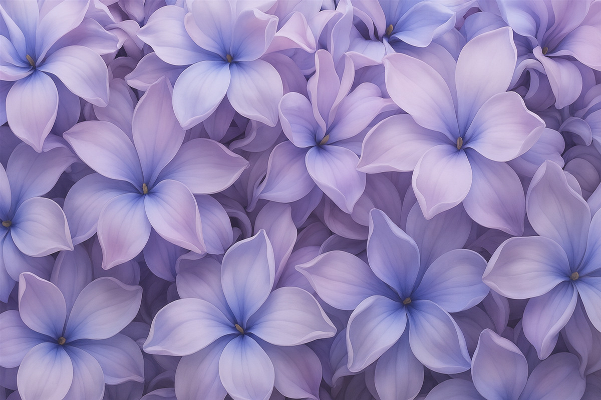 Fototapeta Kwiaty hiacyntu, barwa niebieskofioletowa.