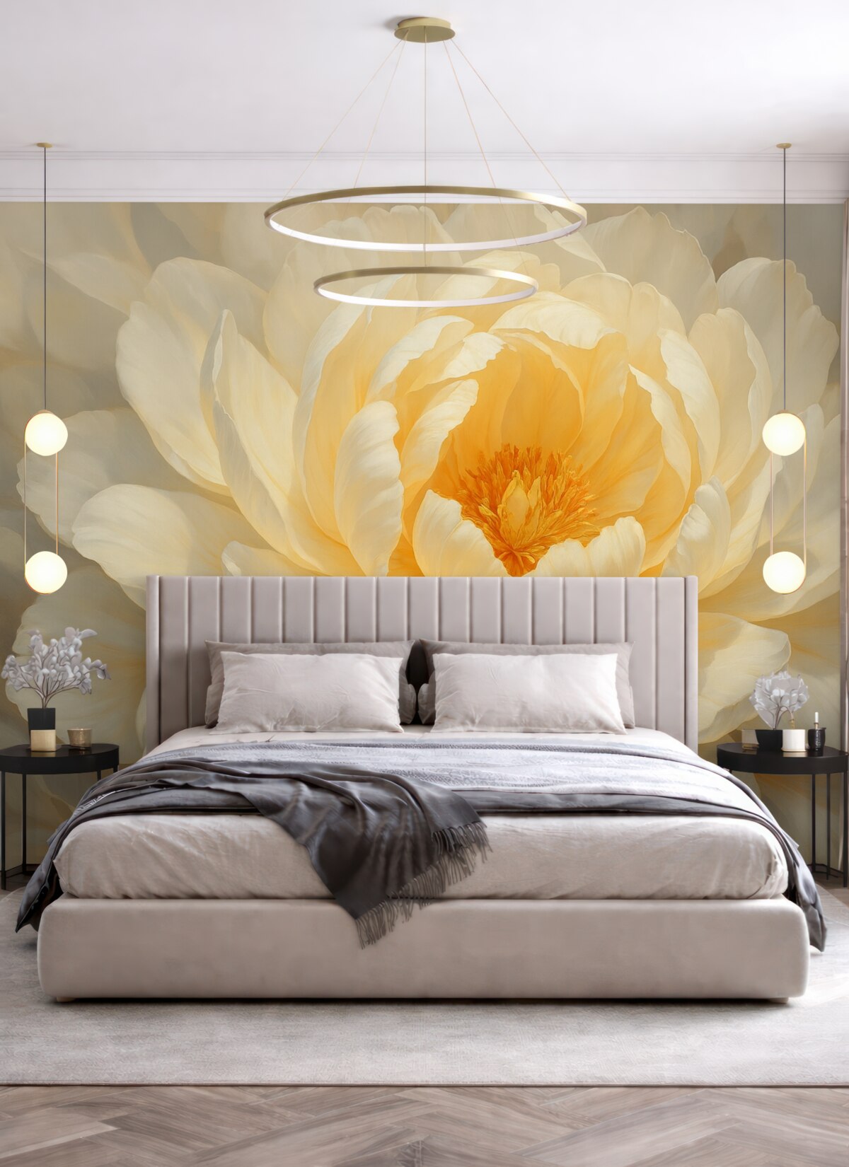 Fototapeta Rozkwitająca piwonia.