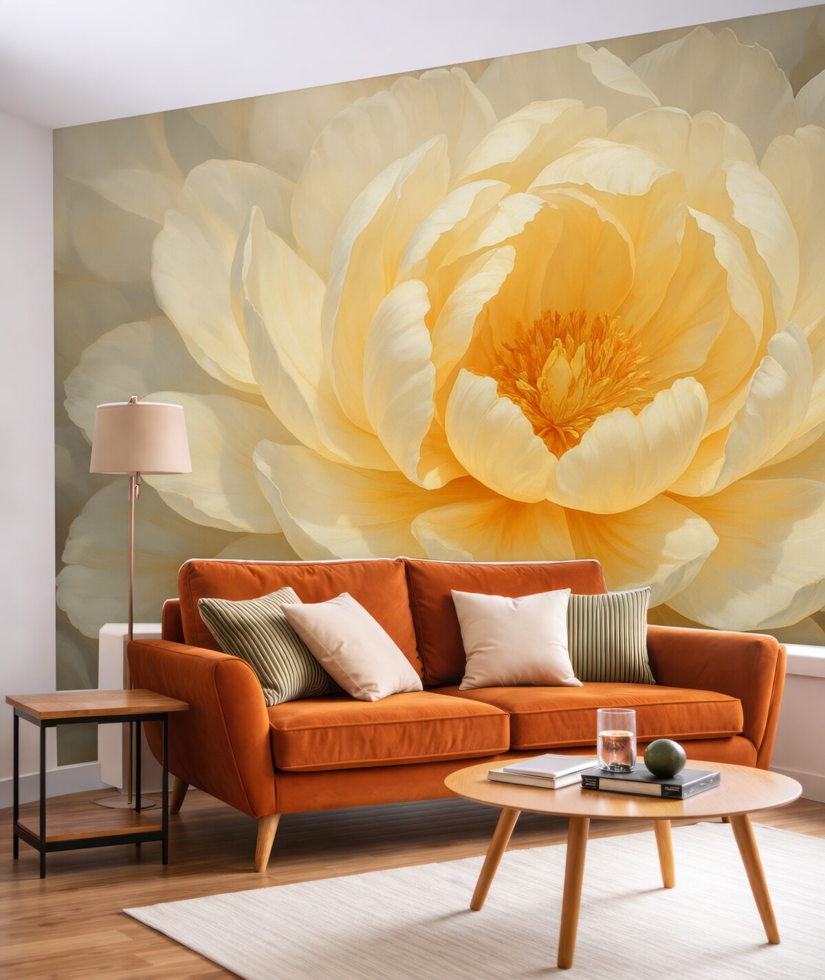 Fototapeta Rozkwitająca piwonia.