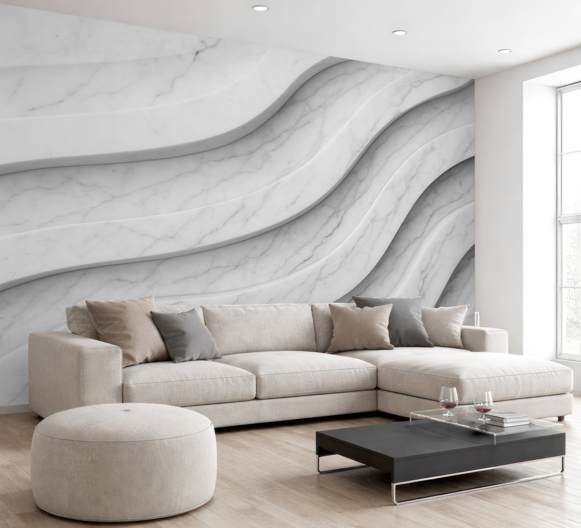 Fototapeta Fale marmurowego szyku.