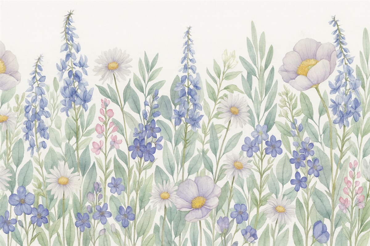 Fototapeta Wysokie rośliny i trawy.