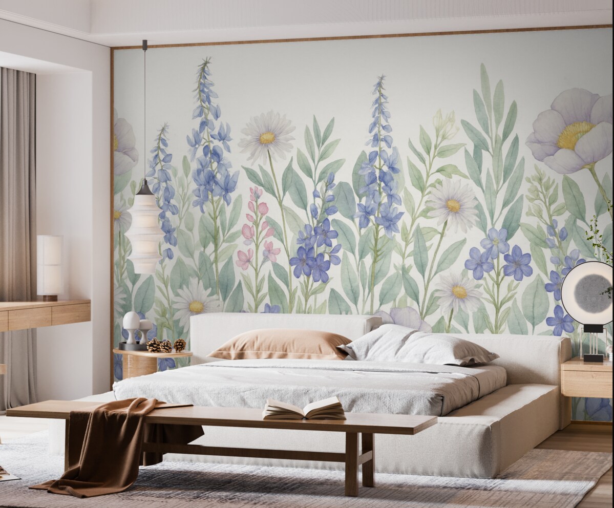 Fototapeta Wysokie rośliny i trawy.