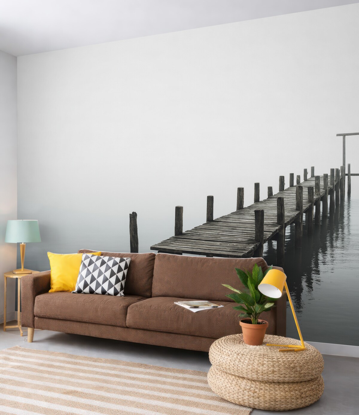 Fototapeta Molo w mgłę.