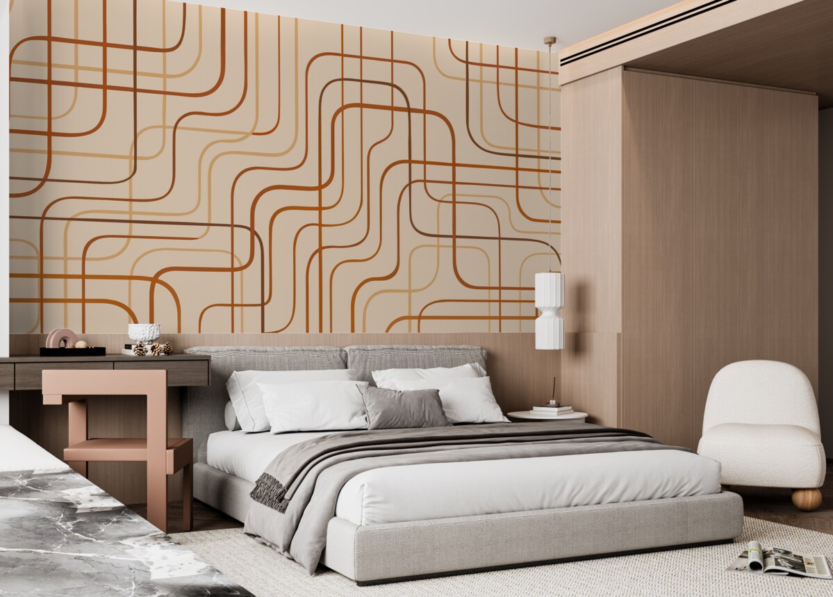 Fototapeta Odcinki geometryczne.