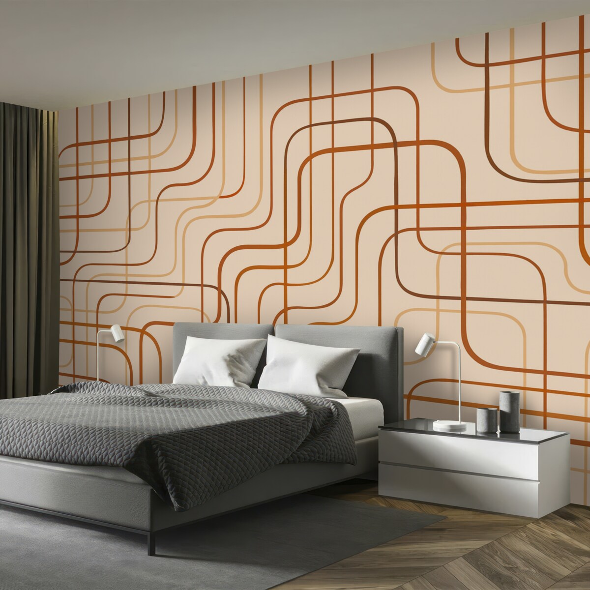 Fototapeta Odcinki geometryczne.