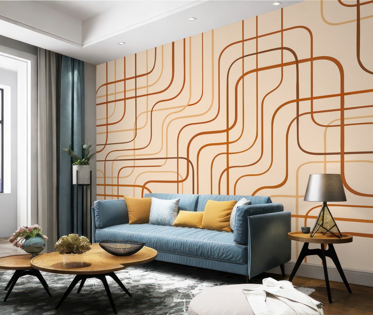 Fototapeta Odcinki geometryczne.