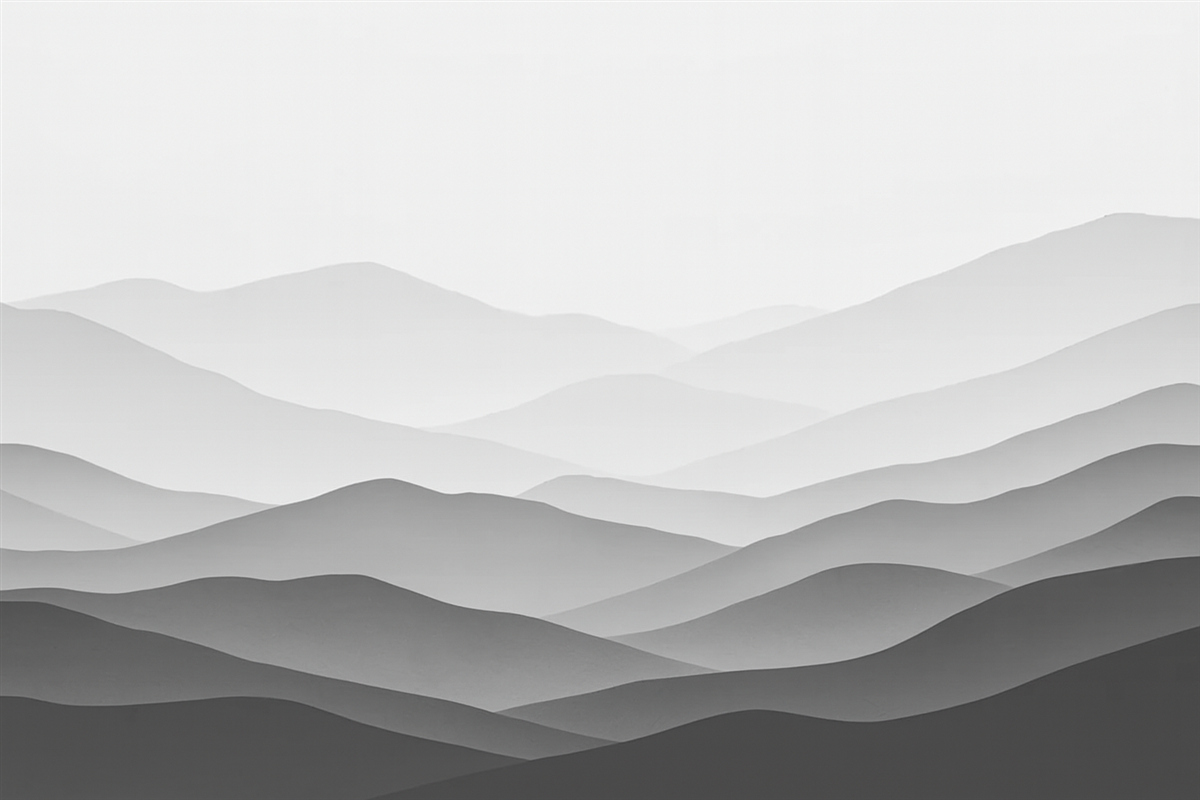 Fototapeta Stylowe, minimalistyczne fale.