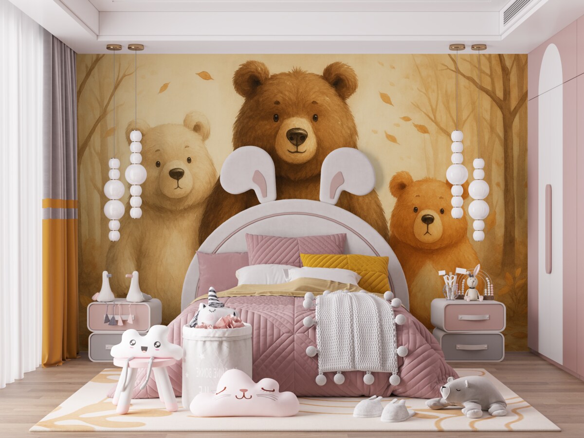 Fototapeta Rodzina miśków.