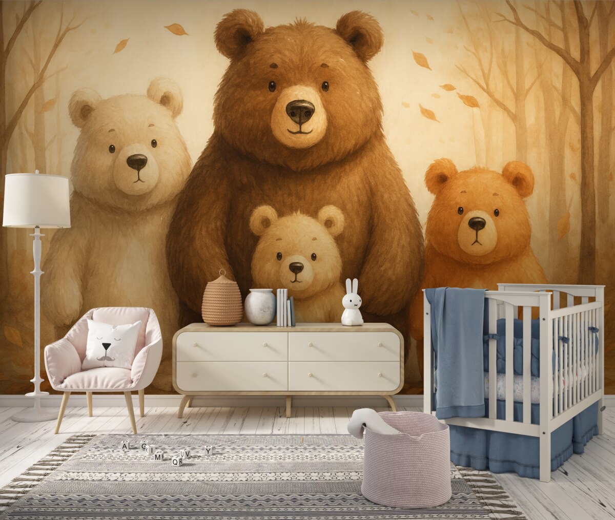 Fototapeta Rodzina miśków.